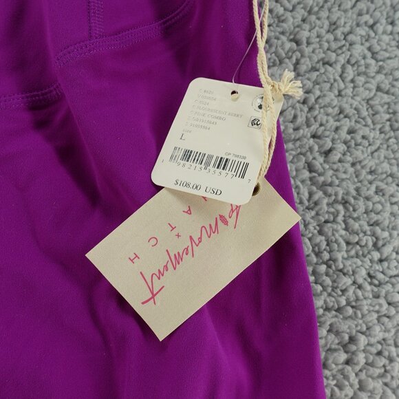 Free People Movement x Hatch Never Better Leggings Purple NWT Size Large $108 - Picture 6 of 12